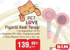 PET LOVE FİGÜRLÜ KEDİ TARAĞI PET LOVE FİGÜRLÜ KEDİ TARAĞI